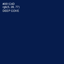 #051C4D - Deep Cove Color Image